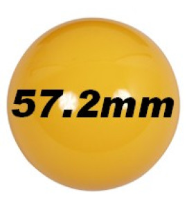 Ballen - los 57mm geel