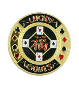 Poker-Kaartbeschermer "lucky eights"