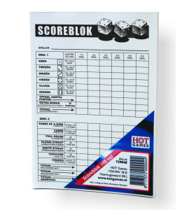 Teerlingspel Scoreblok - Yahtzee