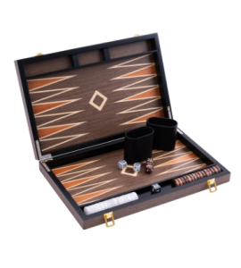 Backgammon Burl Walnoot- 38cm x 24cm