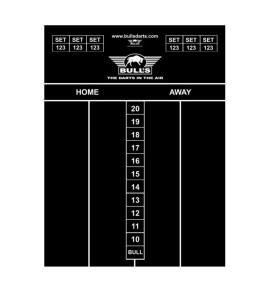 Dart Scorebord voor Krijt 60x44cm