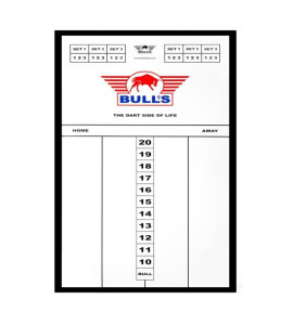 Dart Scorebord Bull's Plexi 60x30cm